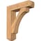 Ekena Millwork Legacy Craftsman Smooth Bracket w/ Offset Brace, Western Red Cedar, 7 1/2"W x 30"D x 34"H BKT0806X30X34LEC04SWR - alternate 1
